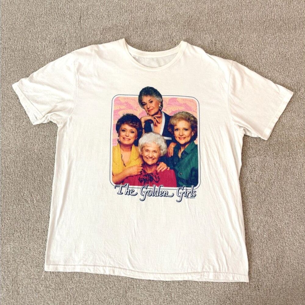 The Golden Girls Graphic T Shirt L Betty White Retro TV Y2K Tee